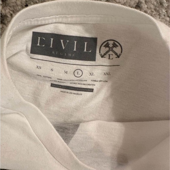 Civil Regime large men’s t-shirt - Picture 2 of 2
